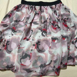 $180 Reiss Floral Mini Skirt Size US 4 New with Tags